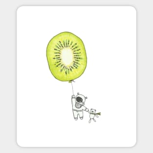 Kiwi flight Sticker